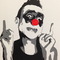 "Ich bin ein street artist" by MIMI THE CLOWN at Serigraffeur on Berlin Art Grid